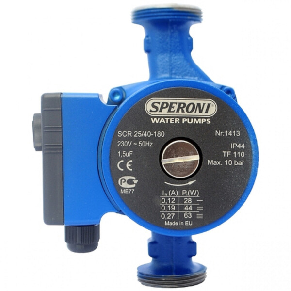

Циркуляционный насос Speroni SCR 25 / 60-180 102390240