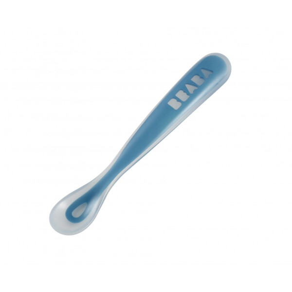 

Силиконовая эргономическая ложка Beaba blue, арт. 913381