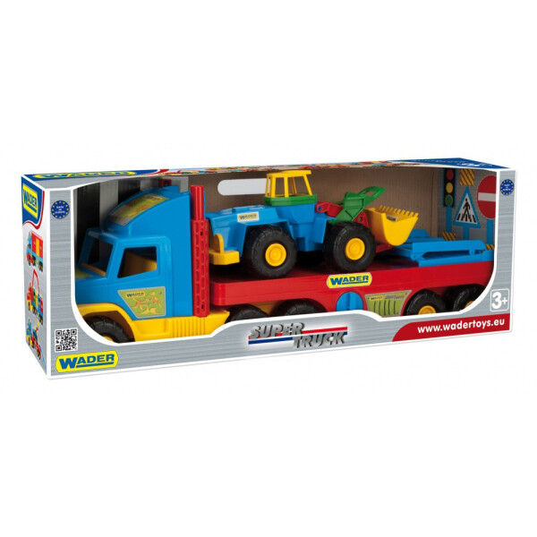

Грузовик Wader 36520 Super Truck с трактором Разноцветный (tsi_18195)