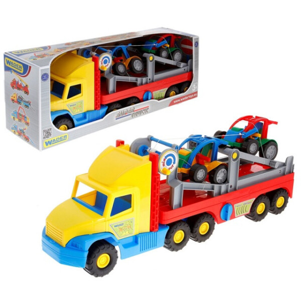 

Машинка Super Truck с легковым авто Wader 36630 Разноцветный (tsi_18202)