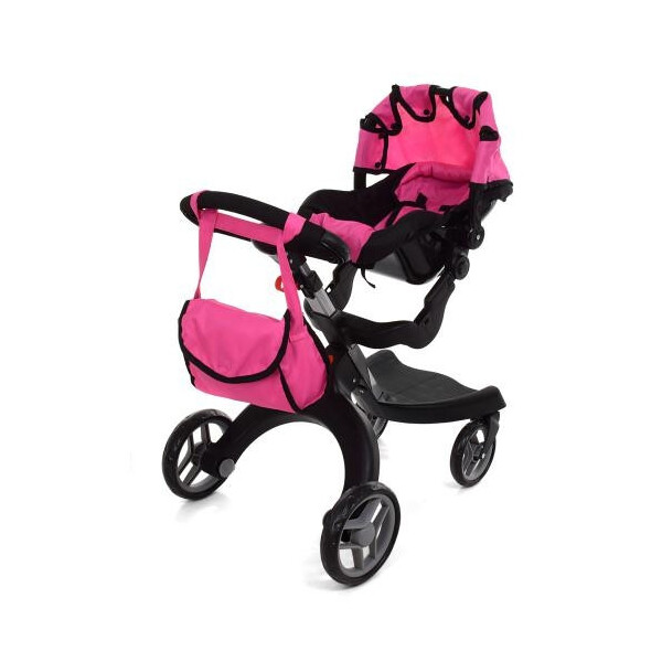 

Коляска для куклы Kronos Toys 9631 64 x 42 x 73 см Черно-розовый (int_9631)