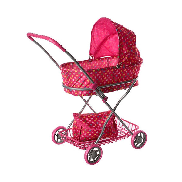 

Коляска для куклы Kronos Toys 9325-2 Малиновая (int_9325-2)