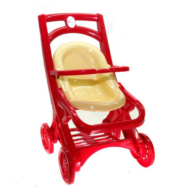 

Коляска для кукол Doloni Toys прогулка Бежево-красный (222238)