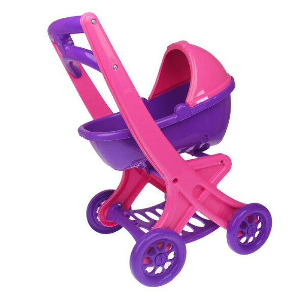 

Коляска для кукол Doloni Toys люлька Фиолетовый-розовый (222234)
