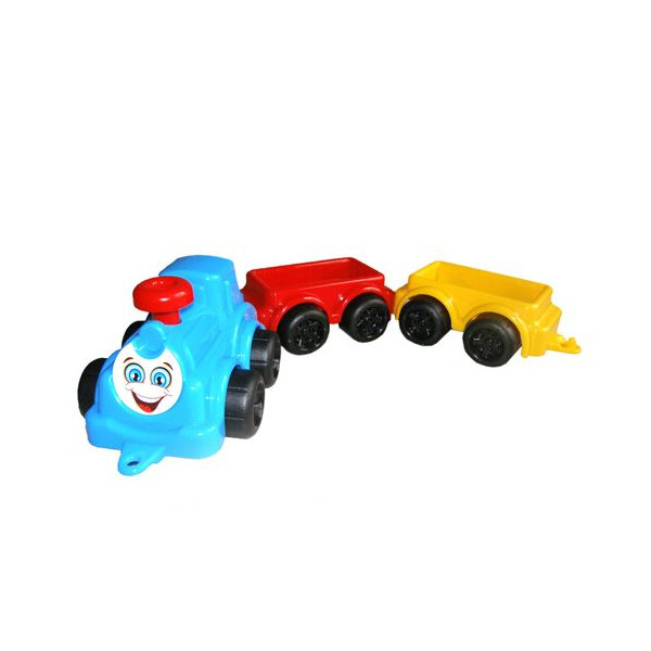 

Паровоз с вагончиками ТехноК Максик (TOY-18859)