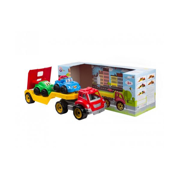 

Машинка Технок Автовоз с набором машинок (TOY-28851)