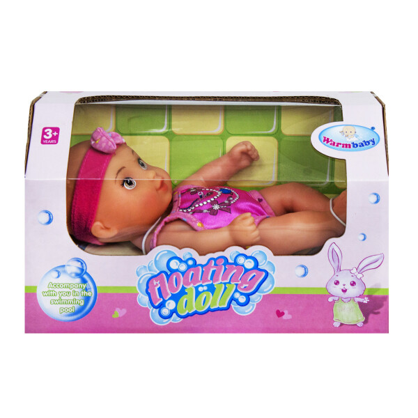 

Плавающий пупс Warm Baby Floating doll Розовый (WZJ021A-1)