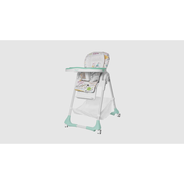 

Стульчик для кормления на колесах Baby Tilly Bistro T-641-2-BLUE Синий (KI00497)
