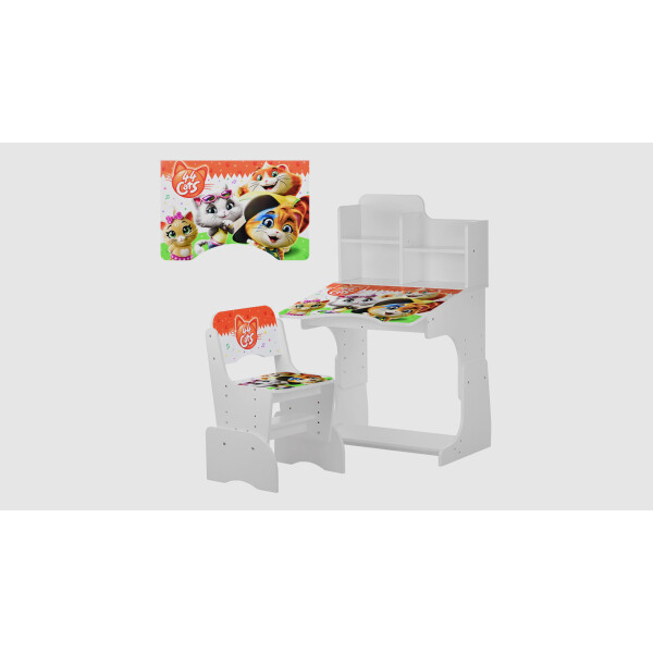 

Парта со стульчиком W2071-78-1 44 Cats Белый (KI00920)