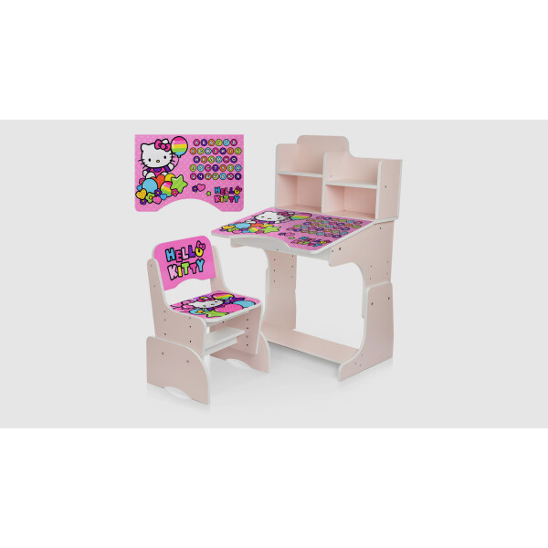 

Парта со стульчиком W2071-64-2 Hello Kitty Розовый (KI00927)