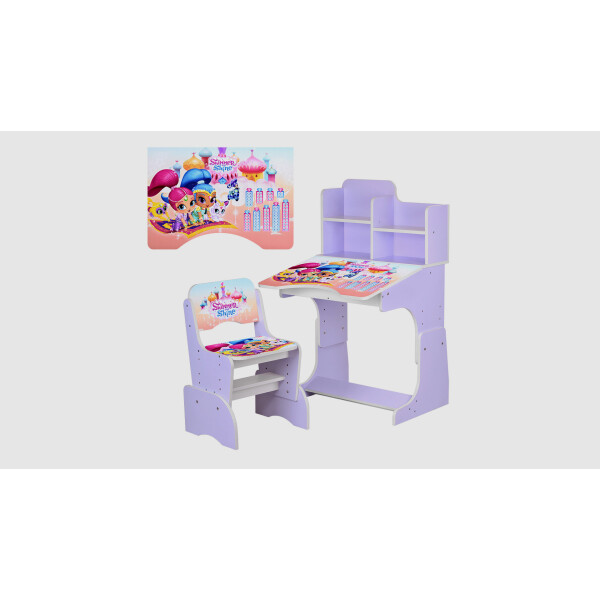 

Парта со стульчиком W2071-59-6 Shimmer and shine Сиреневый (KI00929)