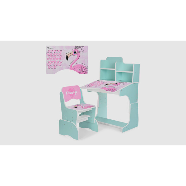 

Парта со стульчиком W2071-74-6 Фламинго Мятный (KI00982)