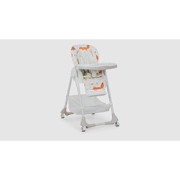

Стульчик для кормления складной BAMBI M3822-4 Животные Белый (KI01061)