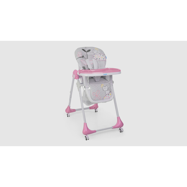 Стульчик для кормления складной BAMBI M3233CATPINK Котики Розовый (KI01067)