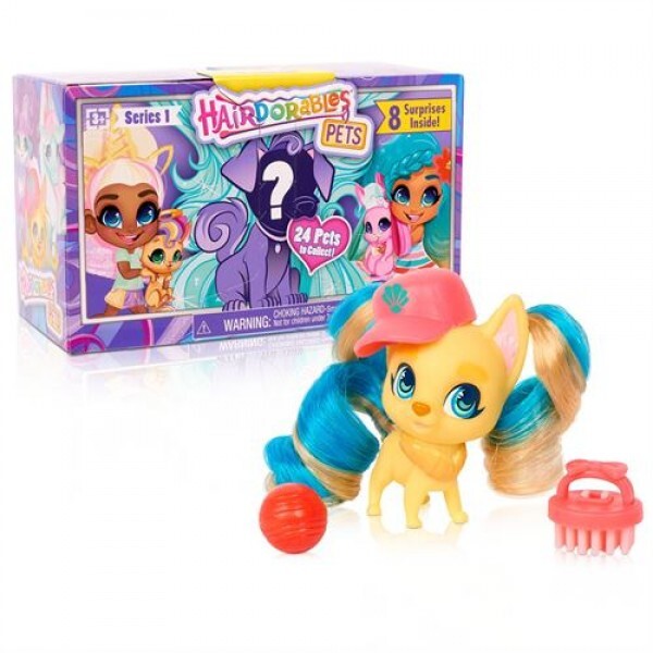 

Кукла Сюрприз Just Play Hairdorables Серия Питомцы С Аксессуарами Оригинал (145)