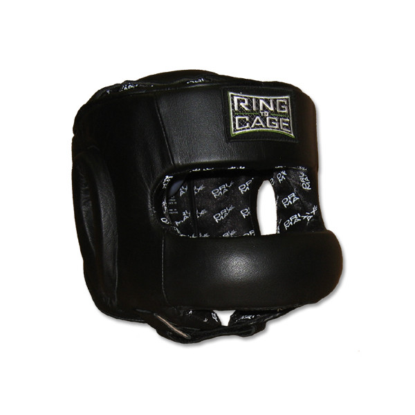 

Боксерский шлем RING TO CAGE Full Face Sparring Headgear с бампером Черный
