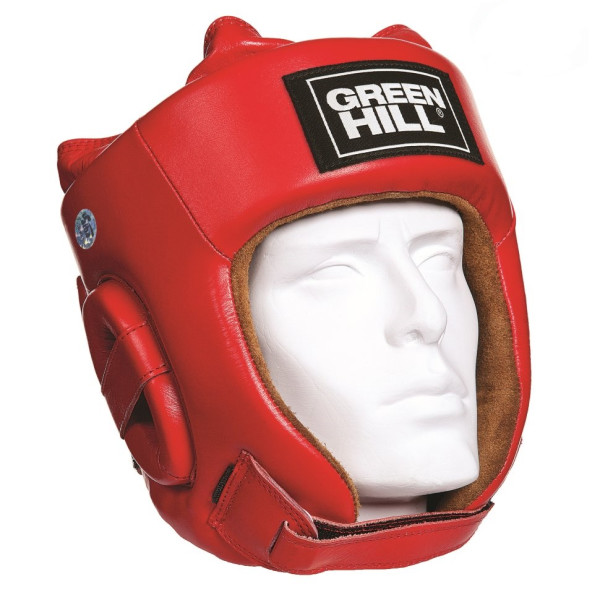 

Боксерский шлем Green Hill Five star AIBA M (красный)