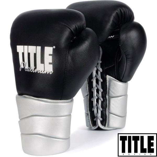 

Перчатки боксерские TITLE Platinum Paramount Lace Training Glove