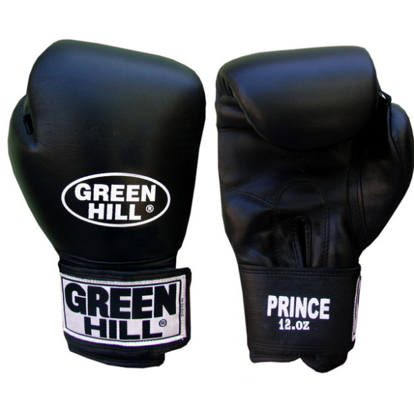 

Перчатки боксерские Green Hill Prince 18 унций (черные)
