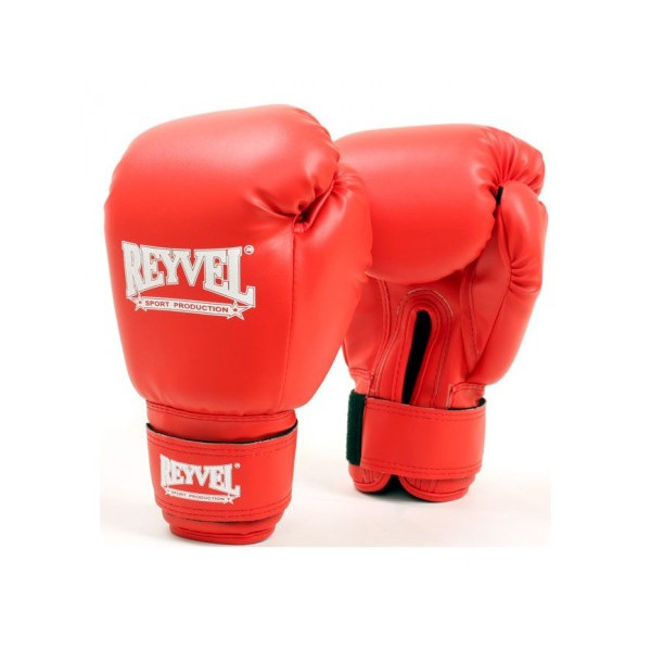

Перчатки боксерские Reyvel винил 6 унций (красные)