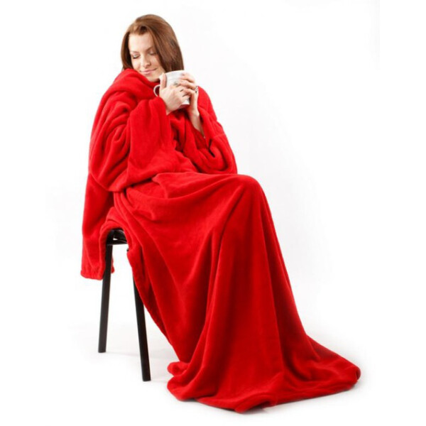 

Плед с рукавами Snuggie Красный (nt5237а)
