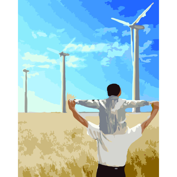 

Картина по номерам Энергия, 40x50 см., Домашнее искусство