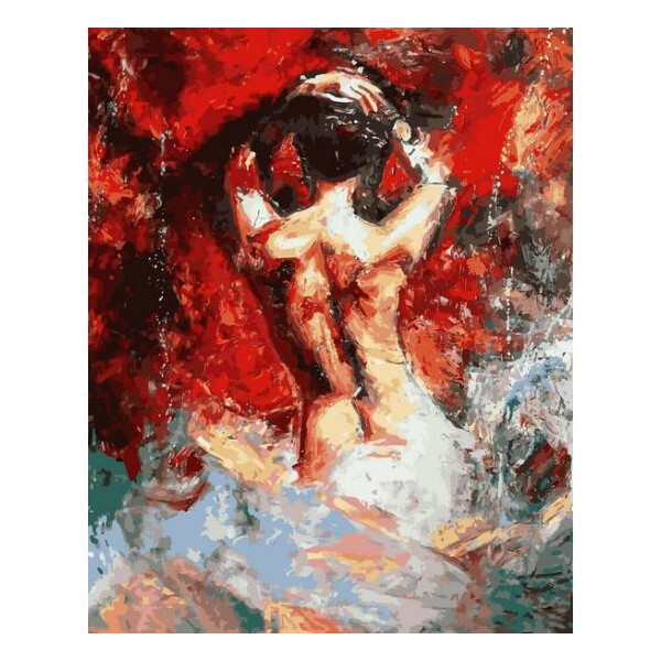 

Картина по номерам Страстный силуэт, 40x50 см., Babylon