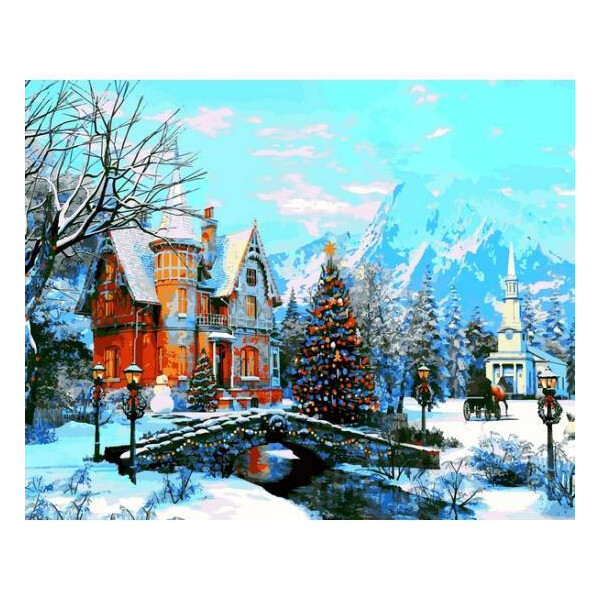 

Картина по номерам Морозное утро, 40x50 см., Babylon
