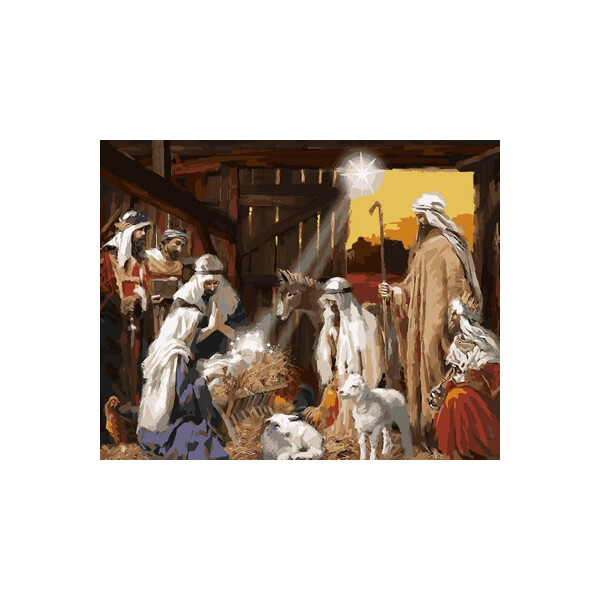 

Картина по номерам Ясли Христовы, 40x50 см., Babylon
