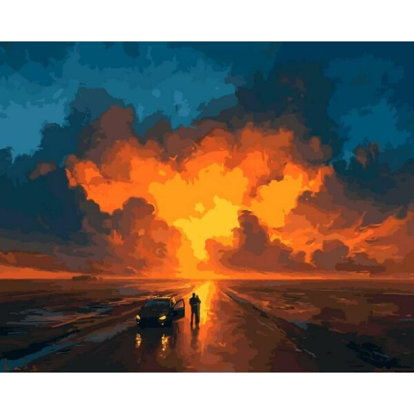 

Картина по номерам Представление небес, 40x50 см., Babylon
