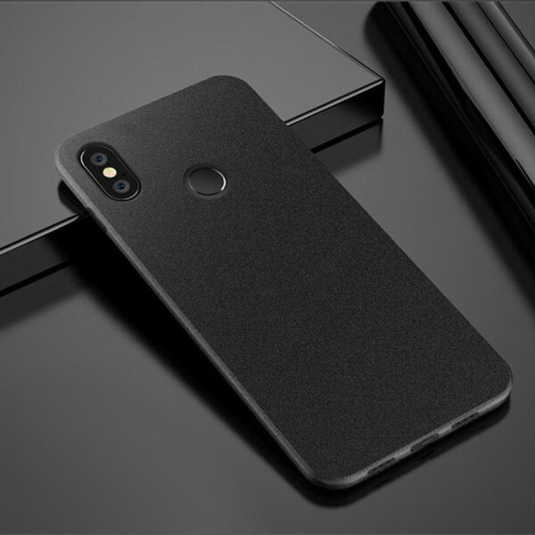

TPU Sandstone Matte case для Xiaomi Redmi Note 6 Pro Черный