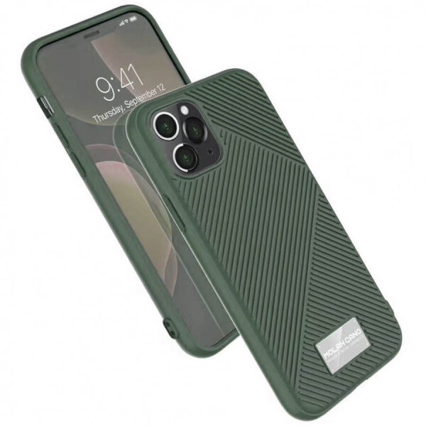 

TPU накладка Molan Cano Jelline series для Apple iPhone 11 Pro Max (6.5") Зеленый / Khaki green
