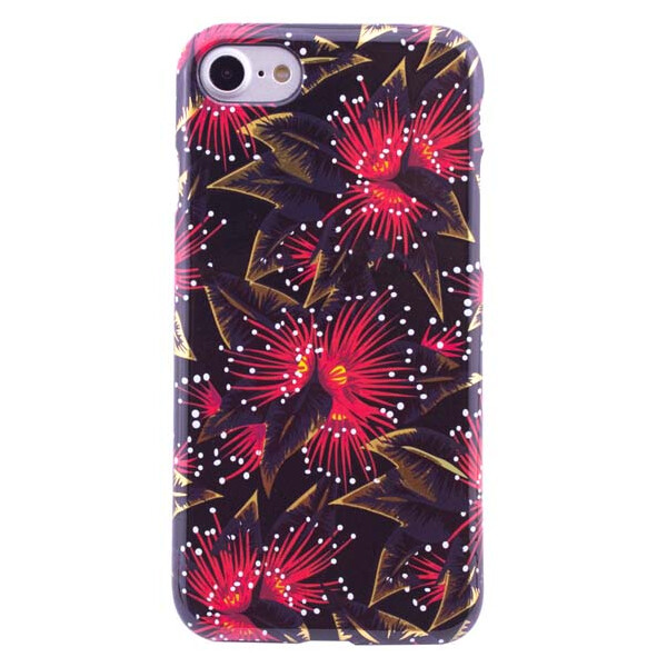 

Tpu чехол "SM" светящийся (Glow in the Dark) для Apple iPhone 7 / 8 (4.7") Черный / Золотой, Хризантема