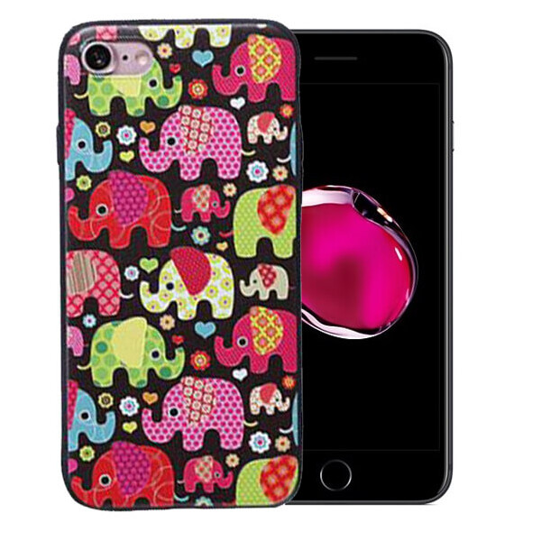 

TPU чехол Animals Print Series для Apple iPhone 7 / 8 (4.7") Слоники