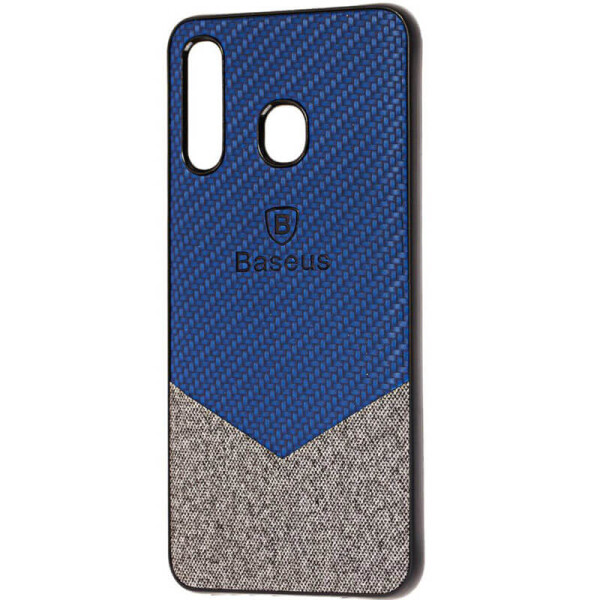 

TPU чехол Baseus Сolor textile для Samsung Galaxy A20 / A30 Синий