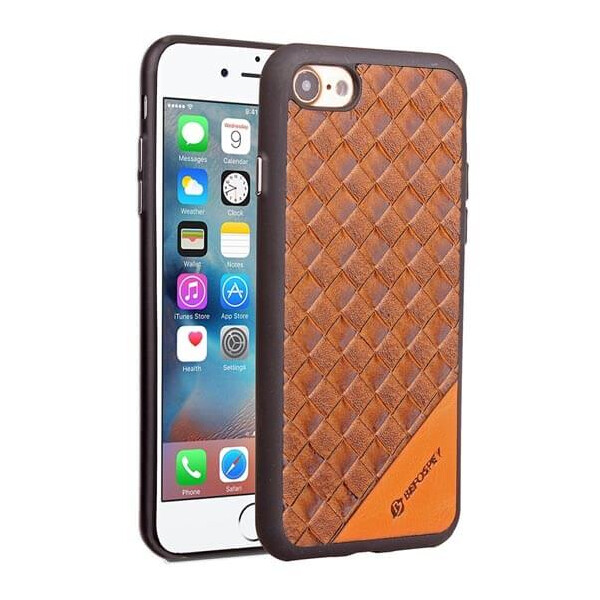 

TPU чехол Befospey стеганый для Apple iPhone 7 / 8 (4.7") Коричневый