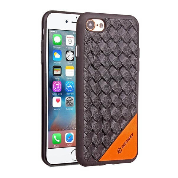 

TPU чехол Befospey стеганый для Apple iPhone 7 / 8 (4.7") Черный