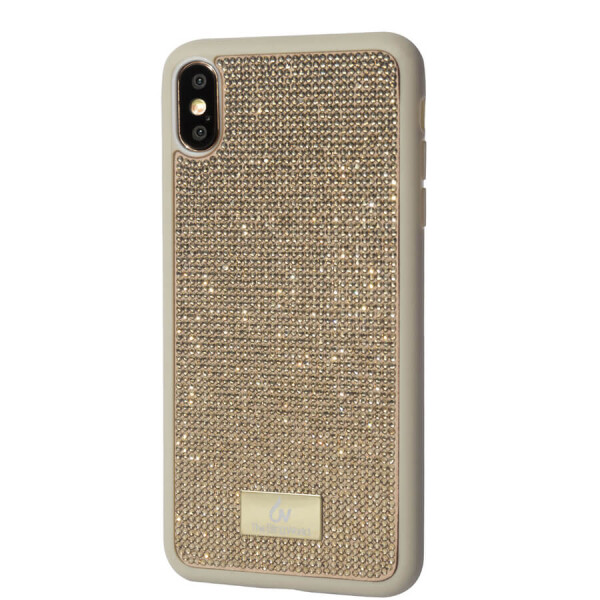 

TPU чехол Bling World Grainy Diamonds для Apple iPhone X / XS (5.8") Золотой