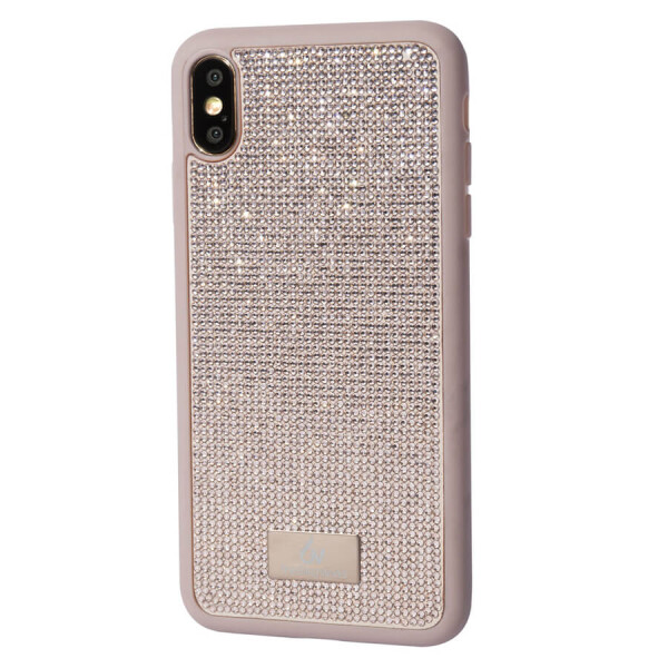 

TPU чехол Bling World Grainy Diamonds для Apple iPhone XS Max (6.5") Rose Gold
