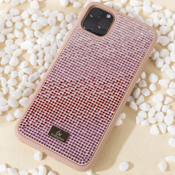 

TPU чехол Bling World Rainbown Design для Apple iPhone 11 Pro Max (6.5") Розовый