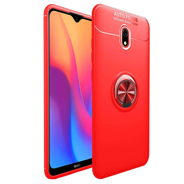 

TPU чехол Deen ColorRing под магнитный держатель для Xiaomi Redmi 8a Красный / Красный
