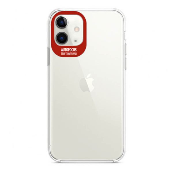 

TPU чехол Epic clear flash для Apple iPhone 11 (6.1") Бесцветный / Красный