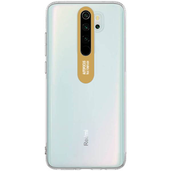 

TPU чехол Epic clear flash для Xiaomi Redmi Note 8 Pro Бесцветный / Золотой