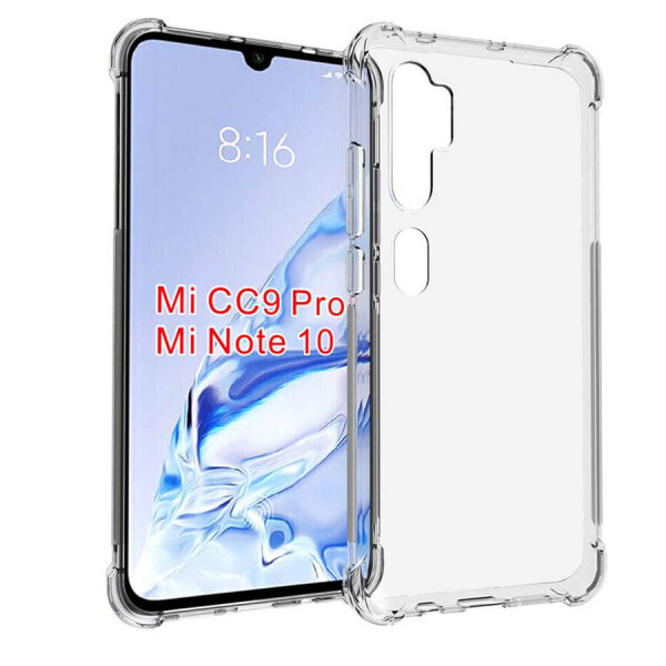 

TPU чехол Epic Ease с усиленными углами для Xiaomi Mi Note 10 Прозрачный / Transparent