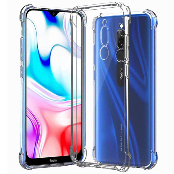 

TPU чехол Epic Ease с усиленными углами для Xiaomi Redmi 8 Прозрачный / Transparent
