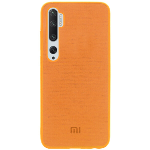 

TPU чехол Fiber Logo для Xiaomi Mi Note 10 / Note 10 Pro / Mi CC9 Pro Оранжевый