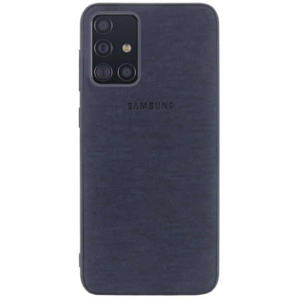 

TPU чехол Fiber Logo для Samsung Galaxy A51 Синий