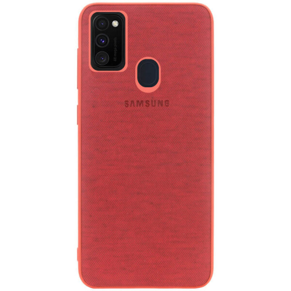

TPU чехол Fiber Logo для Samsung Galaxy M30s / M21 Красный