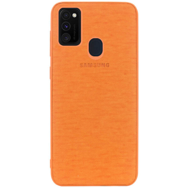 

TPU чехол Fiber Logo для Samsung Galaxy M30s / M21 Оранжевый