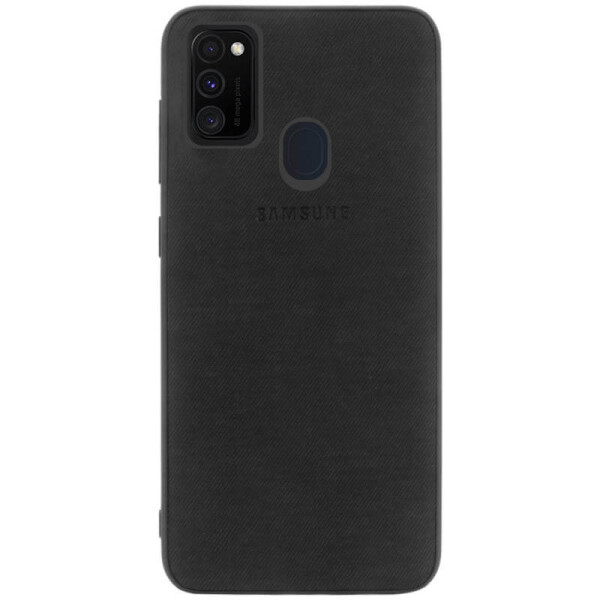 

TPU чехол Fiber Logo для Samsung Galaxy M30s Черный